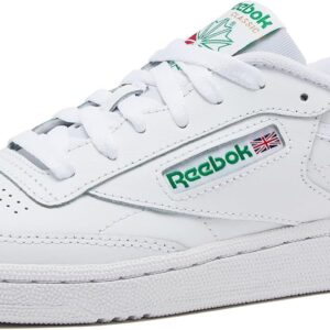 reebok mens club c 85 mens tennis shoes, casual fashion white sneakers for men